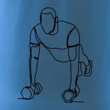 Trenér fitness jedním tahem