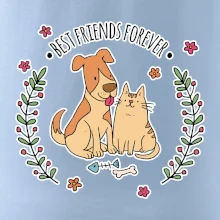 Kočka a pes best friends