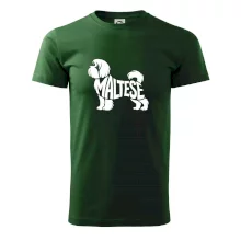 Maltézský psík nápis v těle
