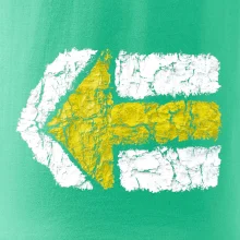 Párová turistická značka žlutá