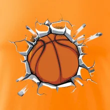 Basketbal míč v triku