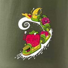 Milkshake vlak kreslený (Pecka design)