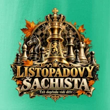 Listopadový šachista se zlatým králem