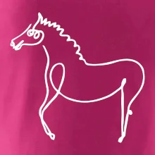 Kůň kreslený Kůň kreslený