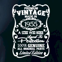 Vintage Etiketa - 1955