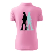 Nordic walking figury - žena