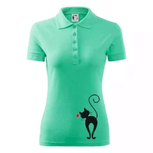 Zamilovaná kočka zezadu