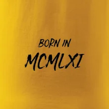 Born in - Římské číslo 1961