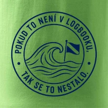 Pokud to není v logbooku kruhové razítko s vlnou a vlajkou