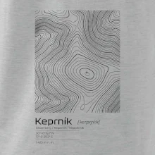 Keprník - vrstevnice v obdélníku