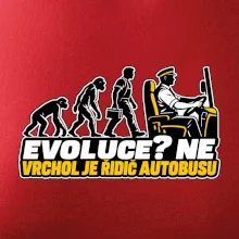 Evoluce vrchol je řidič autobusu