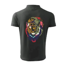 Hlava lva kreslená jednoduchá