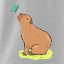 Kapybara a motýlek