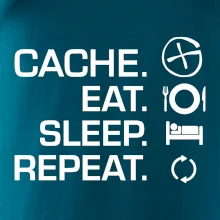 Eat sleep repeat Cache