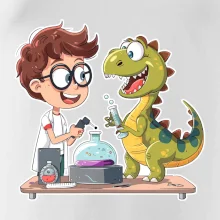 Chemik a dinosaurus - kluk