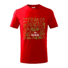 Jsem vegetarián - zelenina ve čtverci