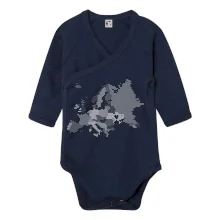 Mapa Evropy - srdce v Ukrajině