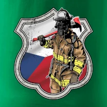 Hasič erb - Česká vlajka