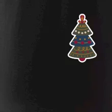 Folklor na prsu vánoční stromek