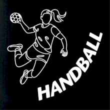 Handball nápis šikmo 1