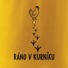 Ráno v kurníku slepice a vejce