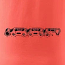 Cyklistický řetěz nákres