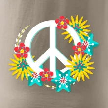 Peace symbol abstraktní