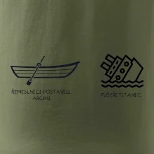 Řemeslnici postavili archu, fušeři Titanic