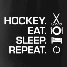 Pozemní hokej eat sleep repeat