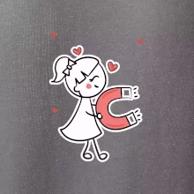 Párový motiv - panáček a magnet