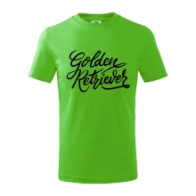 Golden retriever - nápis okrasný