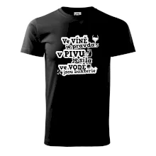 Ve víně je pravda, v pivu síla, ve vodě bakterie Ve víně je pravda, v pivu síla, ve vodě bakterie