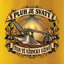 Posvátný pluh s pšeničnou svatozáří