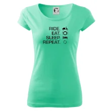 Ride Eat Sleep Repeat moto skútr
