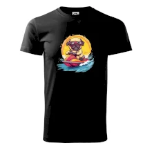 Mops na vodním skútru