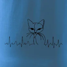 EKG křivka kočka