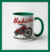 Babička motorkářka