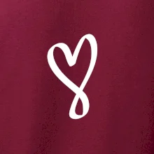 Srdce nekonečno na prso