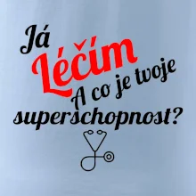 Já léčím - tvoje superschopnost? Šikmý nápis