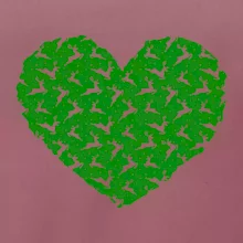 Vánoční jeleni v srdci