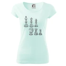 Šachové figurky kreslené