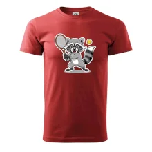 Mýval hraje tenis kreslený