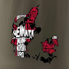 Mapy - názvy měst - Dánsko
