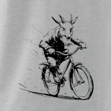 Drsný kozel na kole