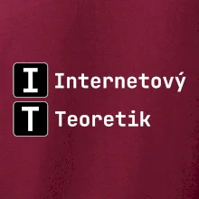 IT Nápis Internetový Teoretik