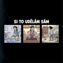Si to udělám sám - dlouhé vlasy a knír