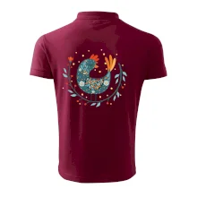 Folklor - slepice s kopretinou