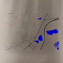 Chlumec 403 39 mapa s vodními toky