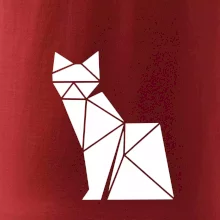 Origami kočka z boku