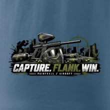 Taktika capture flank win paintball